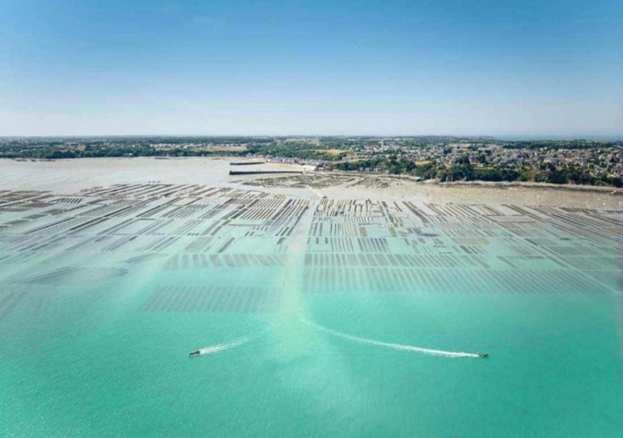 La Belle Mer By Mrodbnb - Appart Neuf - Vue Mer - 25M Plage & Resto - Cine - Cheminee - Popcorn ก็องแกล ภายนอก รูปภาพ